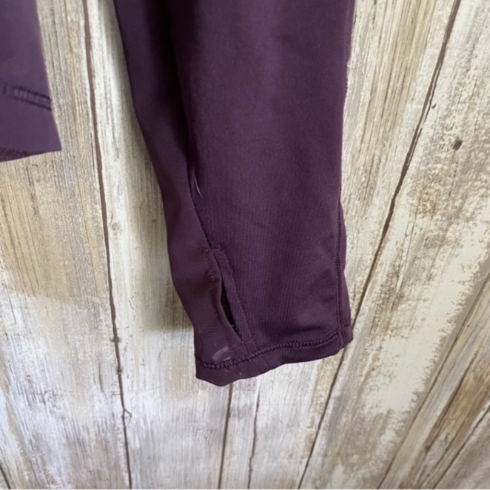 Victoria’s Sport Purple Mesh Back Long Sleeve With Thumb Holes - Picture 2 of 6